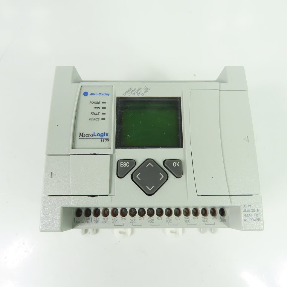 Allen-Bradley 1763-L16BWA MicroLogix 1100 PLC Controller Ser B Rev D FRN 9.0