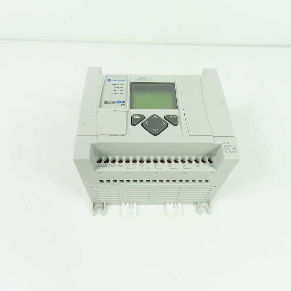 Allen-Bradley 1763-L16BWA MicroLogix 1100 PLC Controller Ser B Rev D FRN 9.0