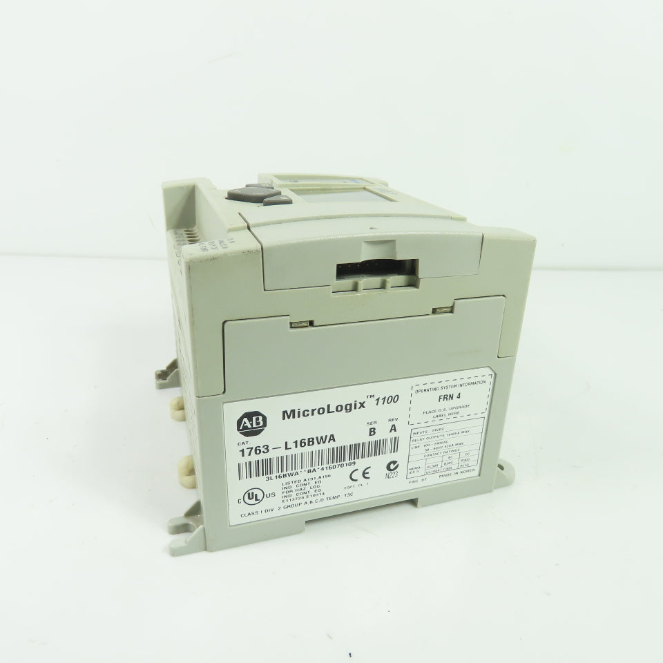 Allen-Bradley 1763-L16BWA MicroLogix 1100 PLC Controller Ser B Rev A FRN 4