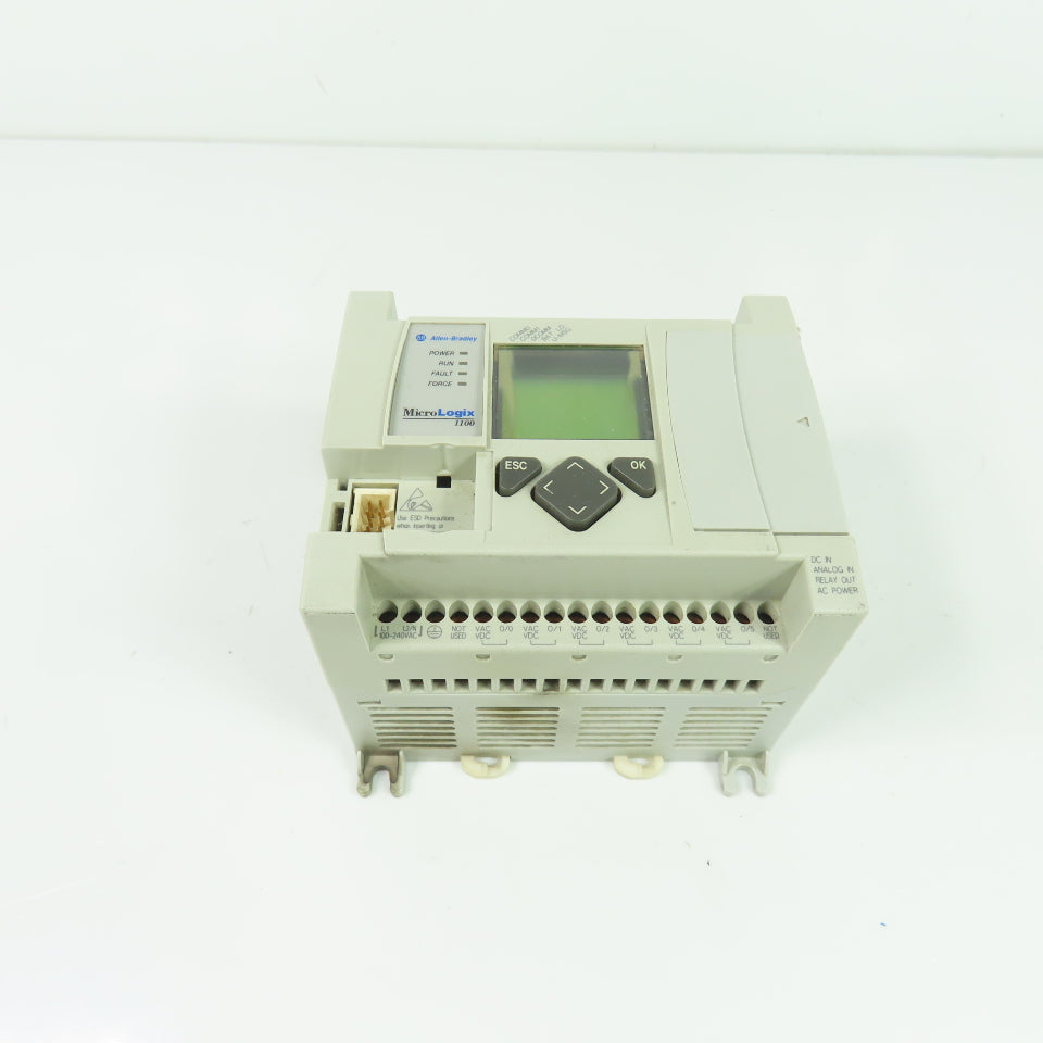 Allen-Bradley 1763-L16BWA MicroLogix 1100 PLC Controller Ser B Rev A FRN 4