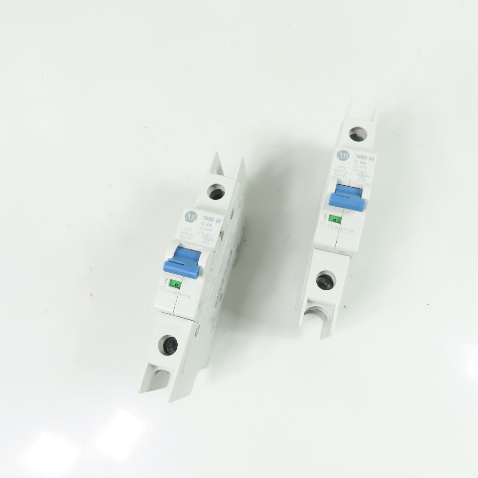 Allen-Bradley 1489-M1C040 1-Pole 4A Circuit Breakers 277VAC NEW Lot of 2