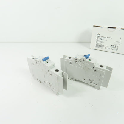 Allen-Bradley 1489-M1C040 1-Pole 4A Circuit Breakers 277VAC NEW Lot of 2