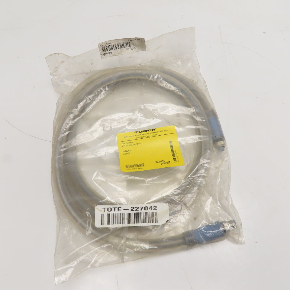 Turck RSR RKR 5731-2M/S1077 Eurofast Cordset 2 Meter