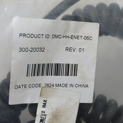 Cognex 300-20032 DMC-HH-ENET-05C Coiled Ethernet Communication Cable 5ft