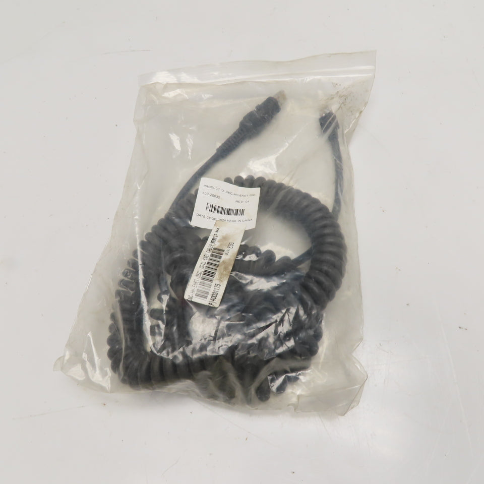 Cognex 300-20032 DMC-HH-ENET-05C Coiled Ethernet Communication Cable 5ft