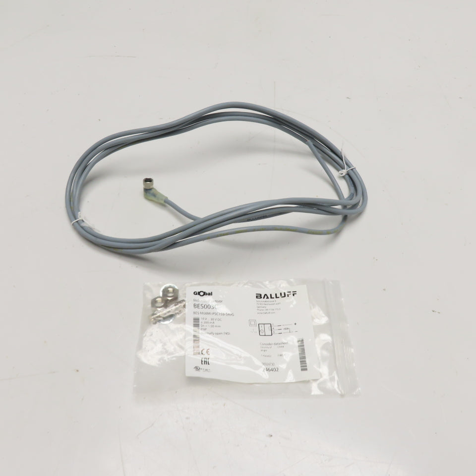 Balluff BES M08MI-PSC15B-S49G BES003C Inductive Proximity Sensor with M8 Cordset