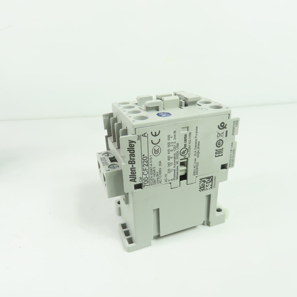 Allen-Bradley 700-CF220D IEC Control Relay 110V 50Hz / 120V 60Hz 2NO 2NC Ser A