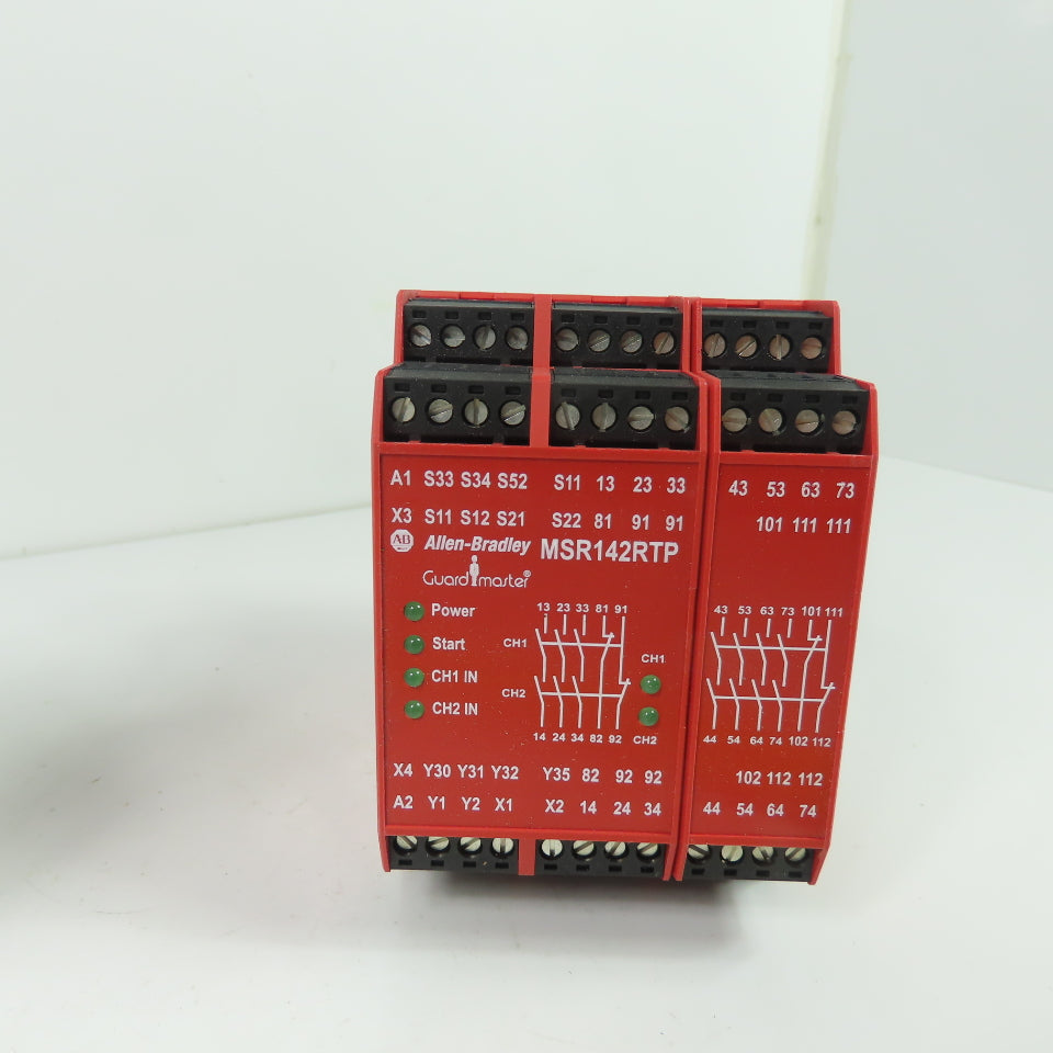Allen-Bradley MSR142RTP 440R-G23215 Guardmaster Safety Relay Ser A NEW