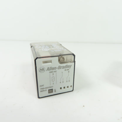 Allen-Bradley 700-HAX2A1 Tube Base General Purpose Relay 6A 250VAC Ser D NEW