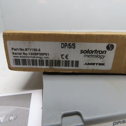 Solartron 971130-3 DP/5/S Orbit 3 Digital Gauging Spring Touch Probe 5mm Range