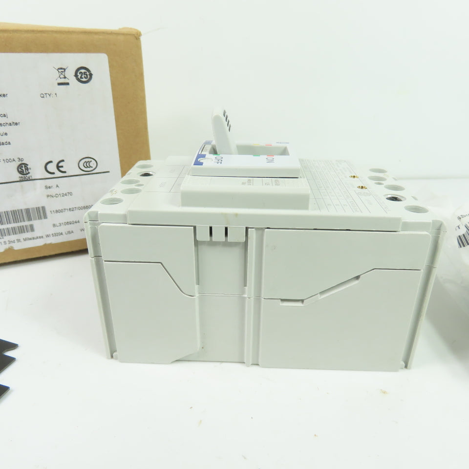 Allen-Bradley 140G-G6C3-D10 100A 3-Pole Molded Case Circuit Breaker 600V NEW