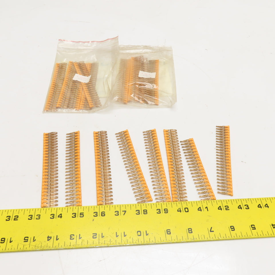 AutomationDirect DN-24J2Y Terminal Block Jumper Bars 600V Lot Of 18