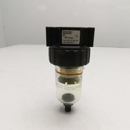 Schrader Bellows 06F11ACSB Air Line Filter 1/4" NPT 150psi 125F Max