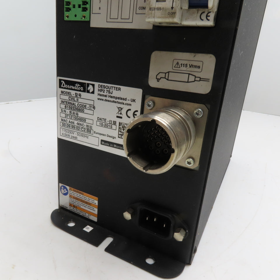Desoutter 6159326800 CVIL II Electric Nutrunner Controller HP2 7SJ 115/230V