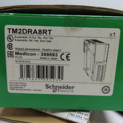 Schneider 399593 TM2DRA8RT Expansion Module 8 Output Relay