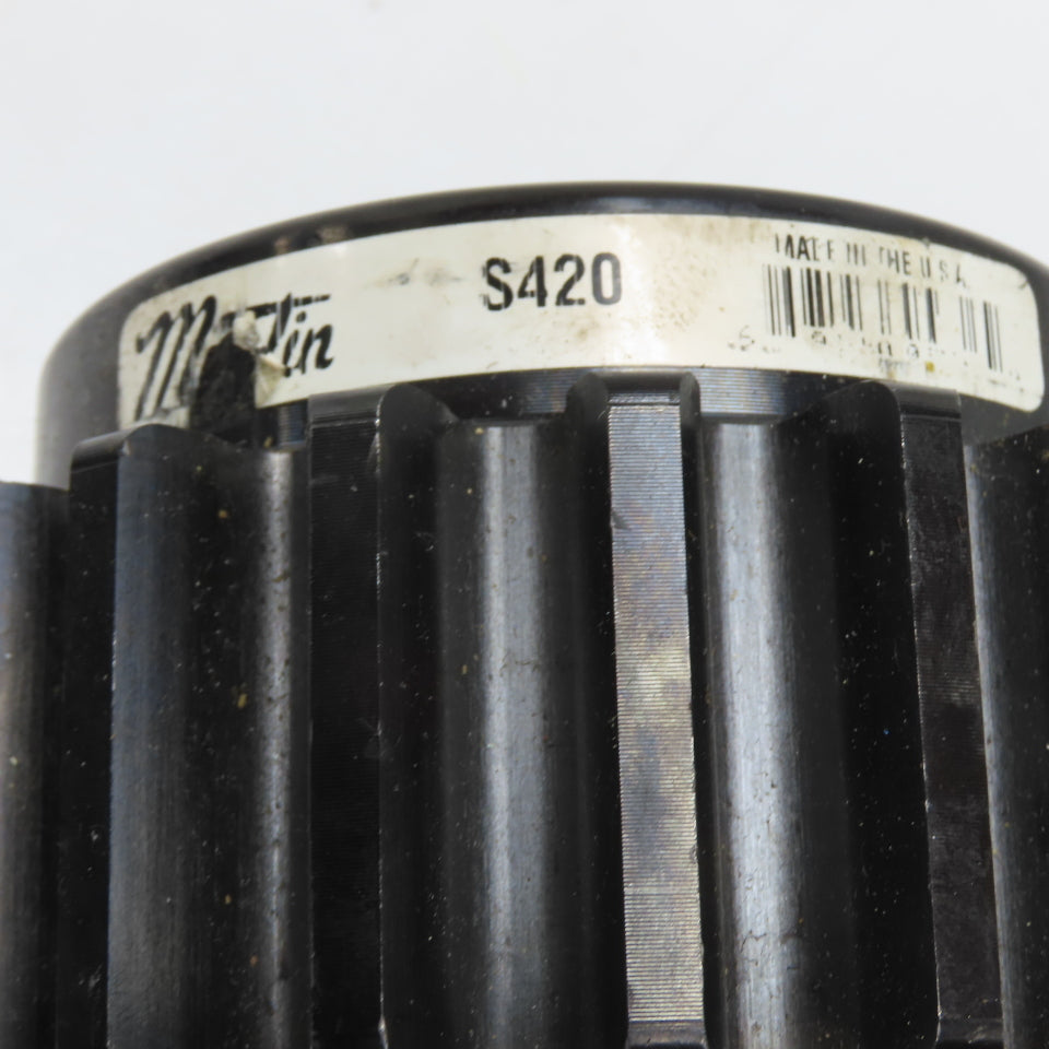 Martin S420 5" Pitch Diameter External Tooth Spur Gear 14.5° PA Stock Bore 20T