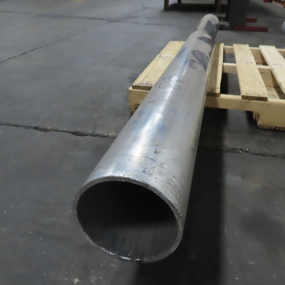 5" ID Aluminum Pipe 1/4" Wall 80" OAL