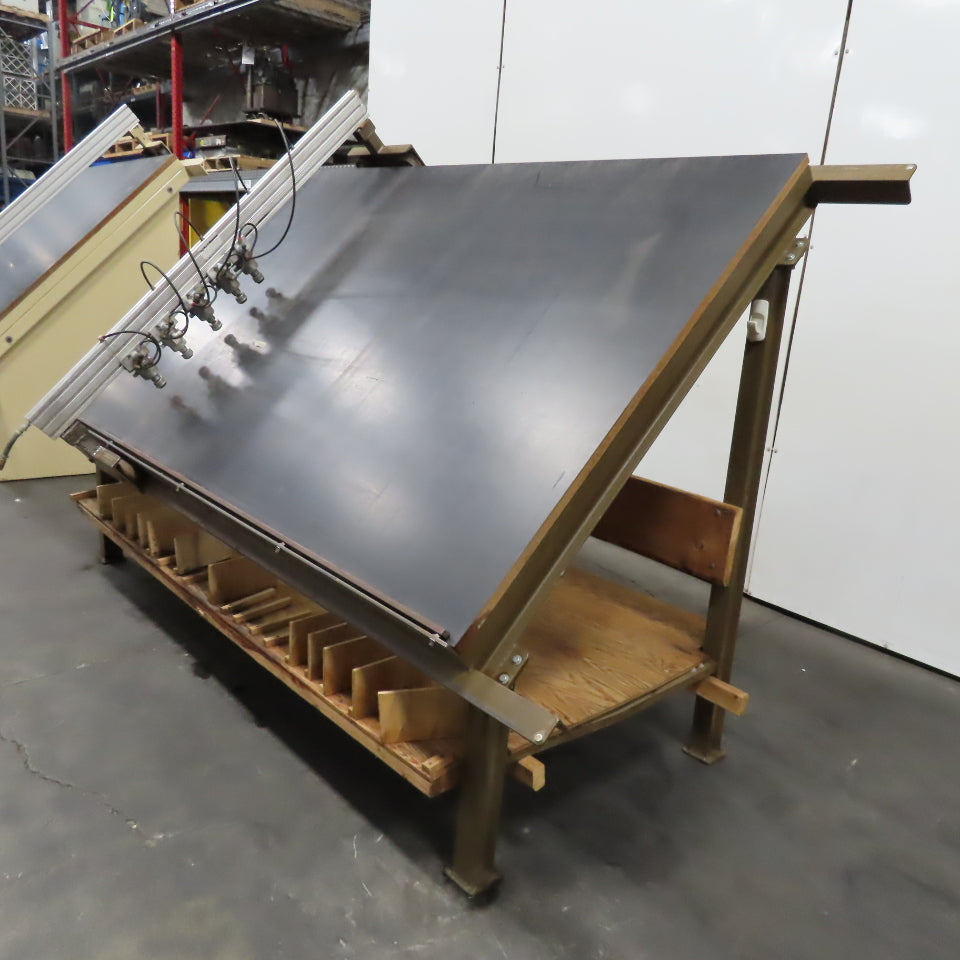 Ritter R215 5' x 8' Face Frame Assembly A Frame Table 5 Pneumatic Clamps