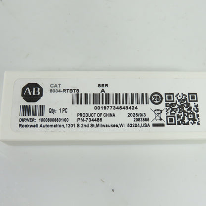 Allen-Bradley 5034-RTBTS Removable Terminal Block Ser A NEW FACTORY SEAL