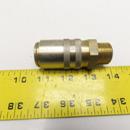 Hasco Z808 Open Flow Quick Coupling G1/2 Male/Female Set 24x1.5