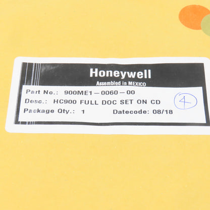 Honeywell 900ME1-0060-00 900W01-0060-00 HC900 HC Designer Config. Software &Docs
