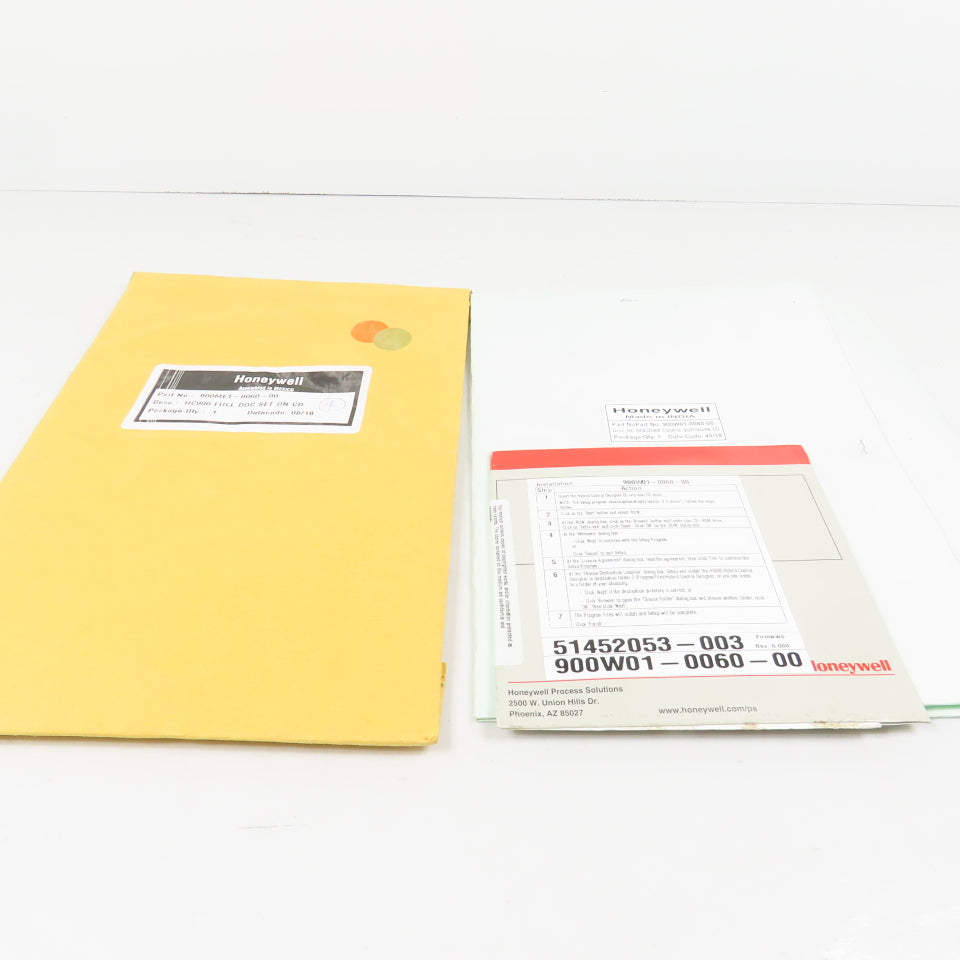 Honeywell 900ME1-0060-00 900W01-0060-00 HC900 HC Designer Config. Software &Docs