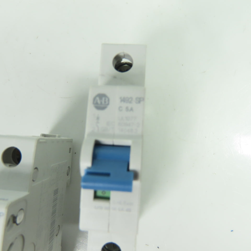 Allen-Bradley 1492-SPM1C050 5A 1-Pole Supplemental Protector 277VAC 48VDC Lot/2