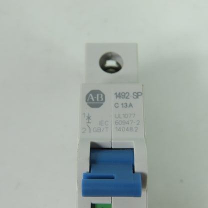 Allen-Bradley 1492-SPM1C130 13A 277VAC 1-Pole Supplementary Protector Ser D NEW