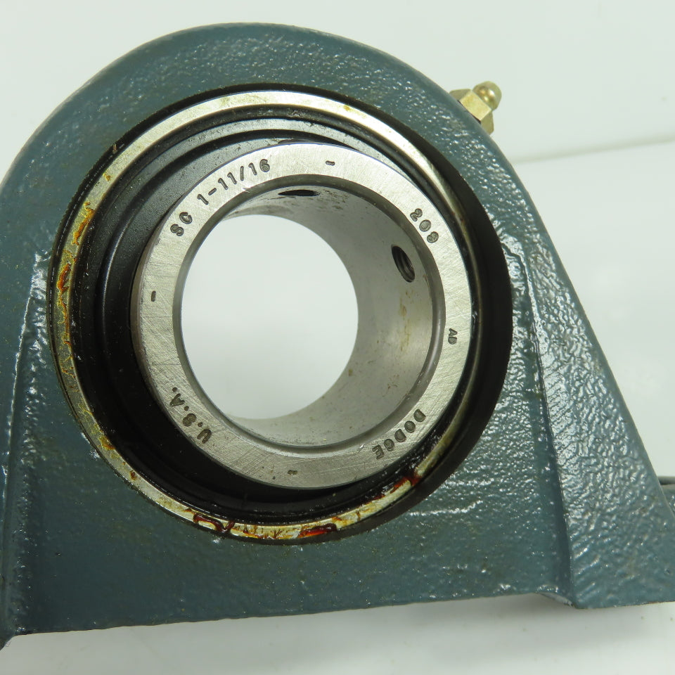 Dodge 124136 1-11/16" Bore 2-Bolt Pillow Block Ball Bearing