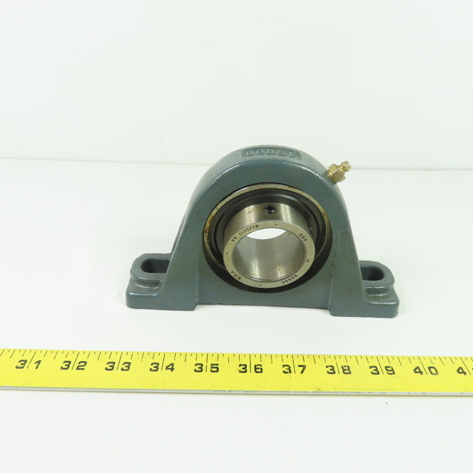 Dodge 124136 1-11/16" Bore 2-Bolt Pillow Block Ball Bearing