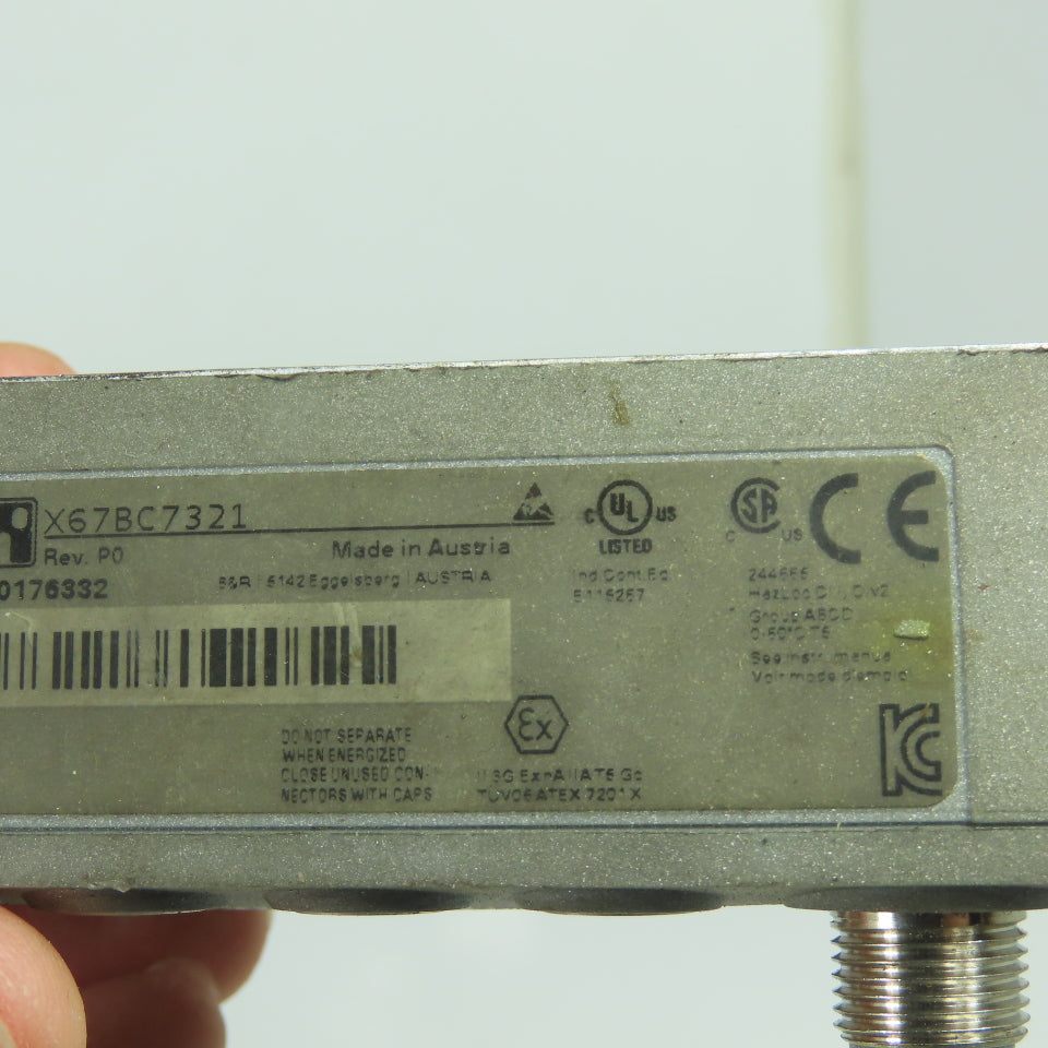 B&R X67BC7321 8-Channel Digital I/O Module 24VDC CAN/X2X Link