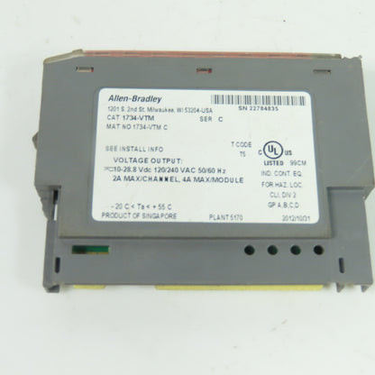 Allen-Bradley 1734-VTM Voltage Terminal Module 120/240VAC 10-28.8VDC