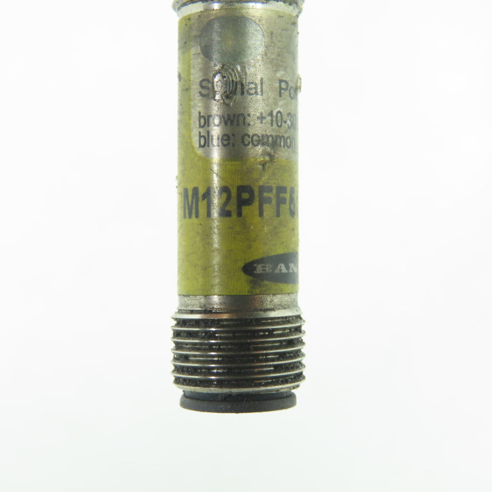 Banner Engineering M12PFF50Q8 Fixed-Field Proximity Sensor 10-30VDC M12 Threaded