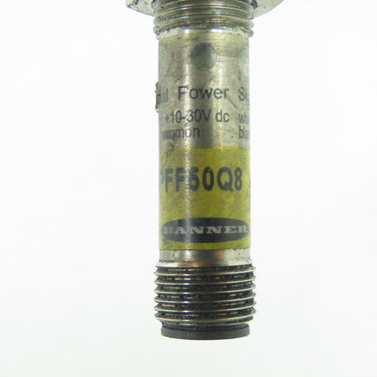 Banner Engineering M12PFF50Q8 Fixed-Field Proximity Sensor 10-30VDC M12 Threaded