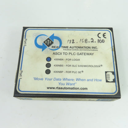 Real Time Automation Inc. 435NBA ASCII TO PLC GATEWAY For Controllogix