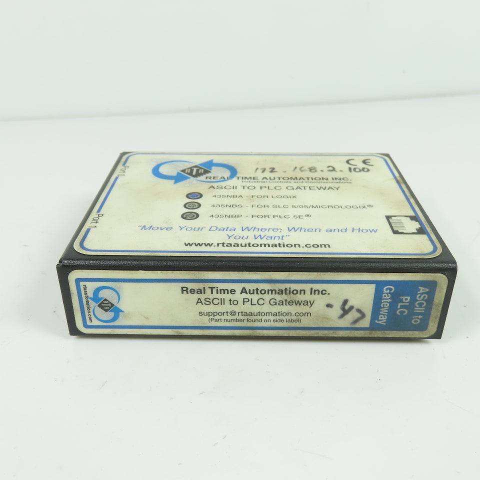 Real Time Automation Inc. 435NBA ASCII TO PLC GATEWAY For Controllogix
