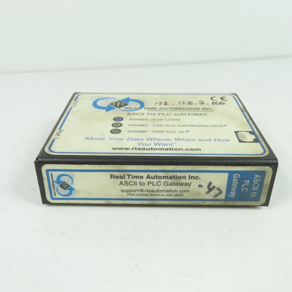 Real Time Automation Inc. 435NBA ASCII TO PLC GATEWAY For Controllogix