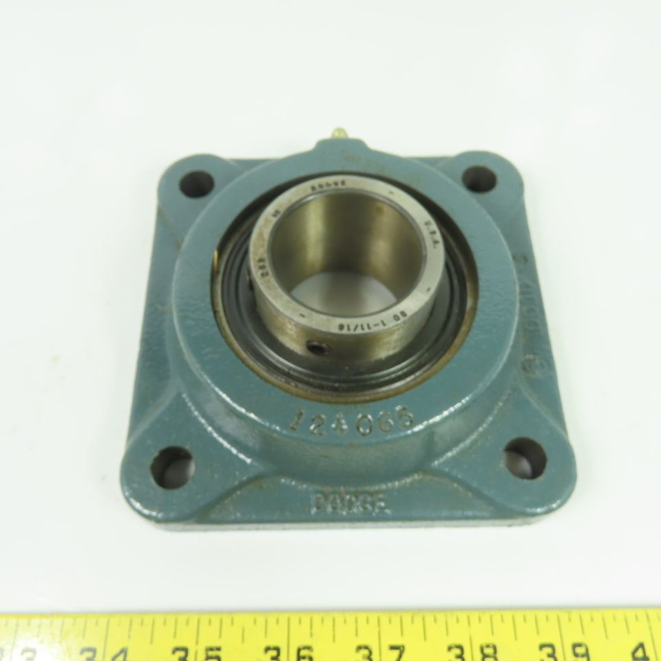 Dodge 124065 1-11/16" 4-Bolt Square Flange Block Bearing