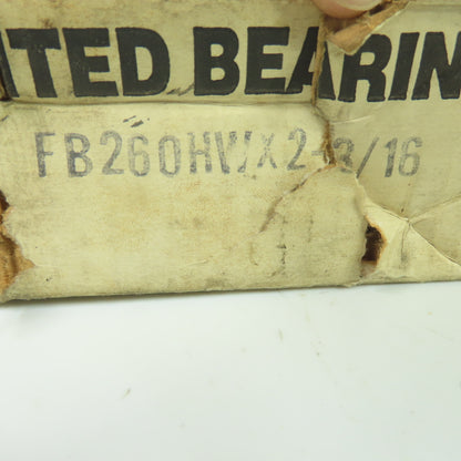 Hub City FB260HWX 2-3/16" 2-Bolt Flanged Mounted Bearing NEW