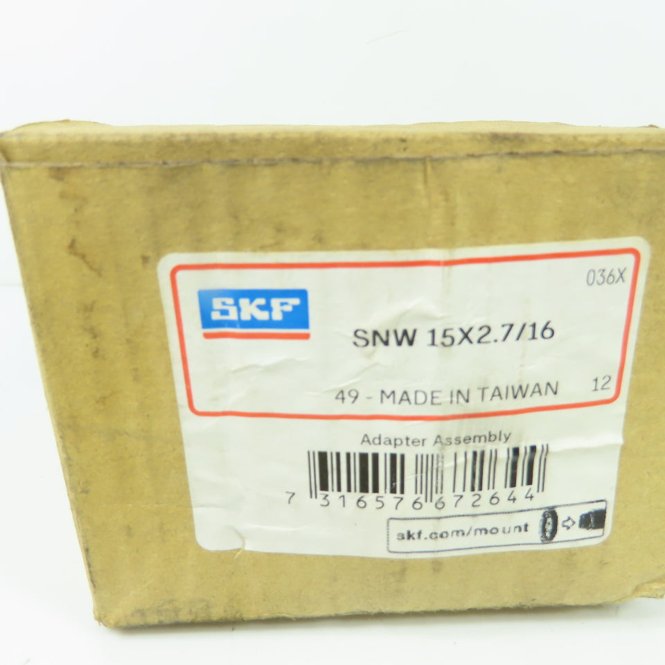SKF SNW 15X2.7/16 Adapter Assembly 2-7/16" NEW