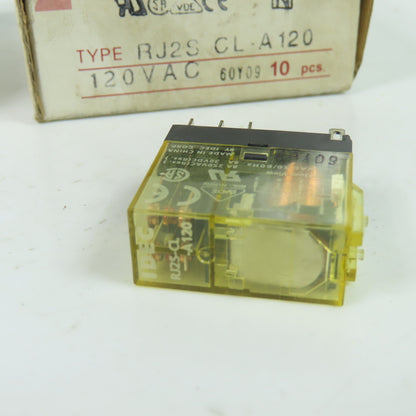 IDEC RJ2S-CL-A120 General Purpose Relays 8A 120VAC Lot Of 12