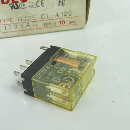 IDEC RJ2S-CL-A120 General Purpose Relays 8A 120VAC Lot Of 12