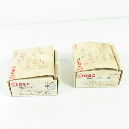IDEC RJ2S-CL-A120 General Purpose Relays 8A 120VAC Lot Of 12