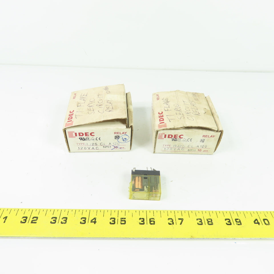 IDEC RJ2S-CL-A120 General Purpose Relays 8A 120VAC Lot Of 12