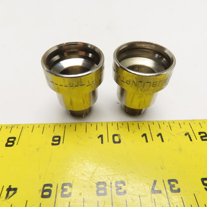 Staubli 3/8" NPT Stainless Steel Quick Connect Socket Lot Of 2