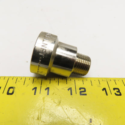 Staubli 3/8" NPT Stainless Steel Quick Connect Socket Lot Of 2