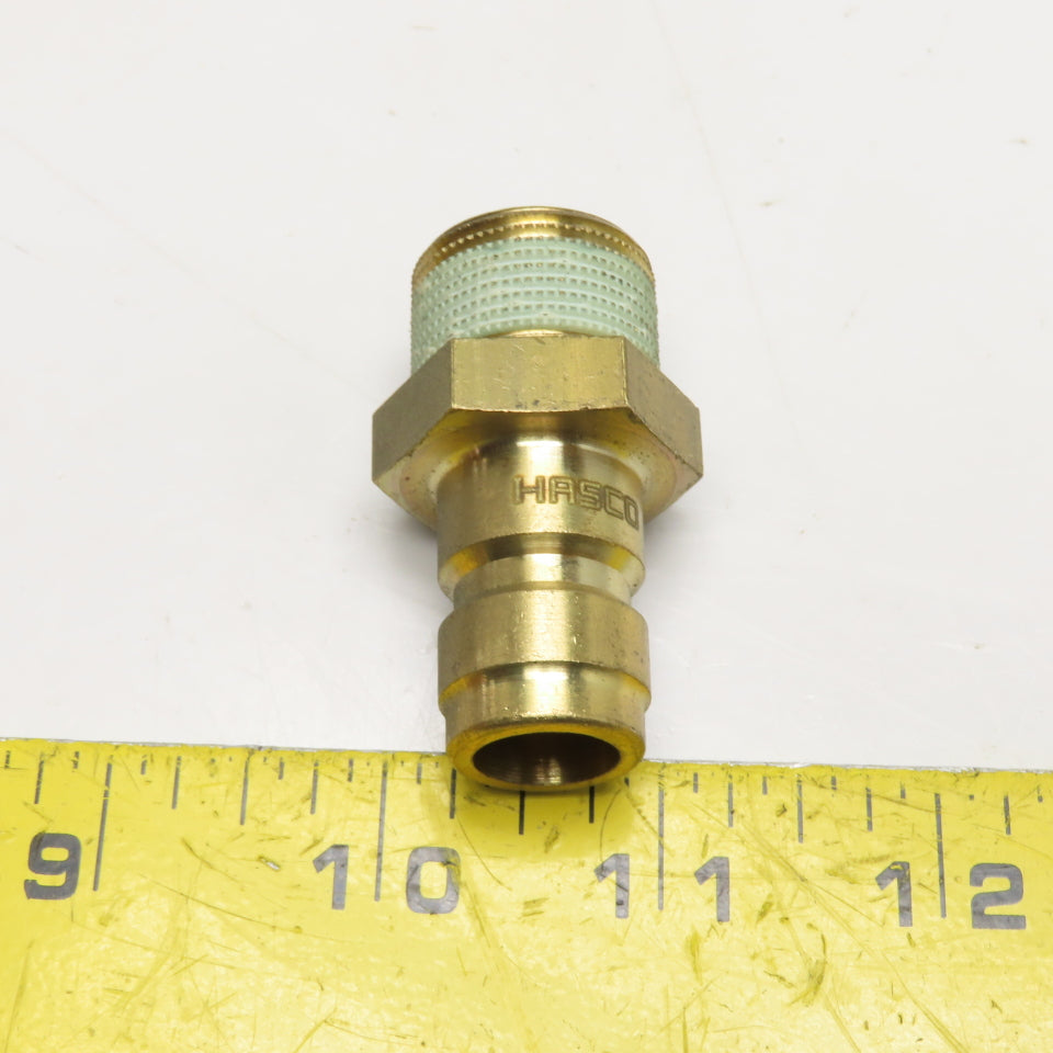 Hasco Z81 Full Flow Brass Quick Connect Male Fitting M24x1.5