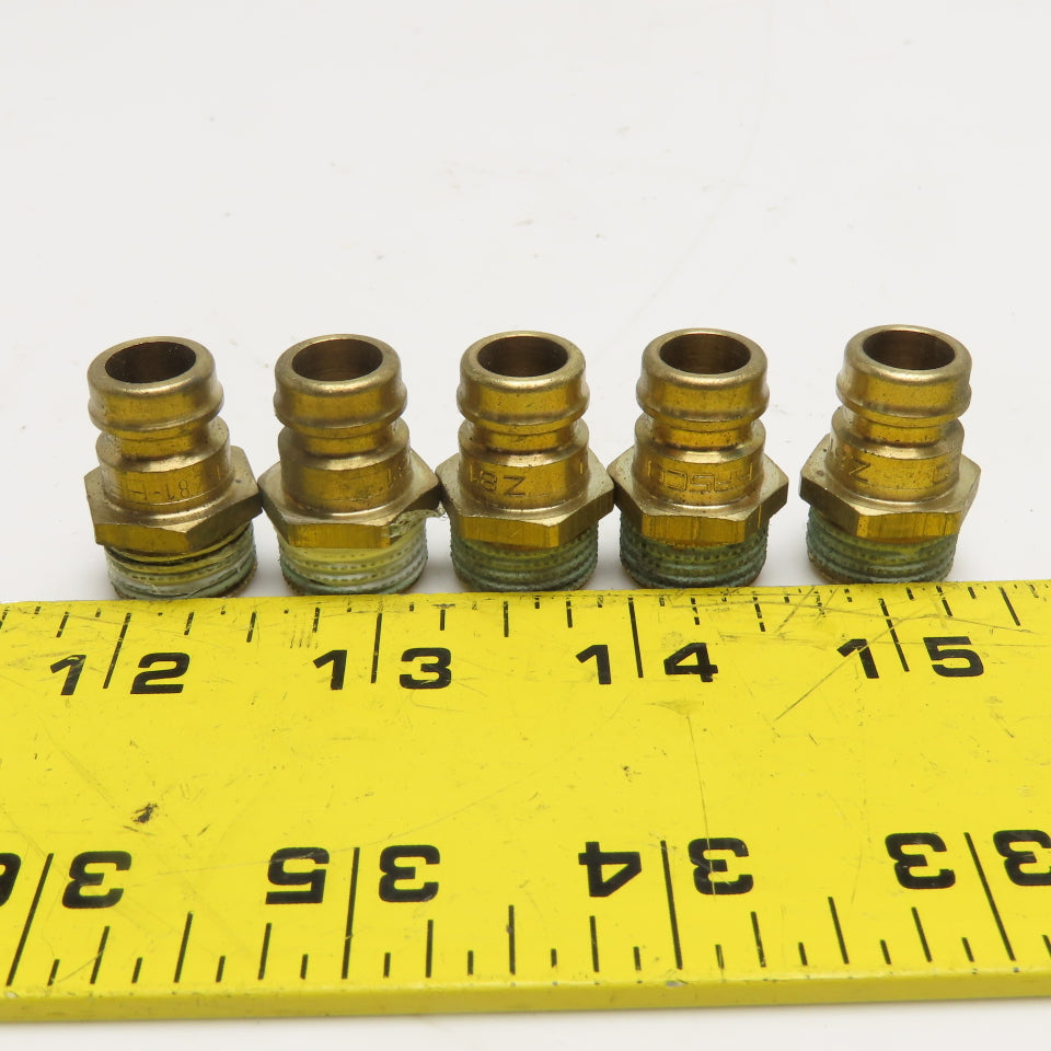 Hasco Z81 Full Flow Brass Quick Connect Male Fitting M16x1.5 Lot Of 5