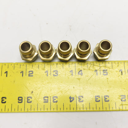 Hasco Z81 Full Flow Brass Quick Connect Male Fitting M16x1.5 Lot Of 5