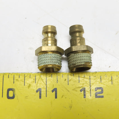 Hasco Z81 Full Flow Brass Quick Connect Male Fitting M14x1.5 Lot Of 2